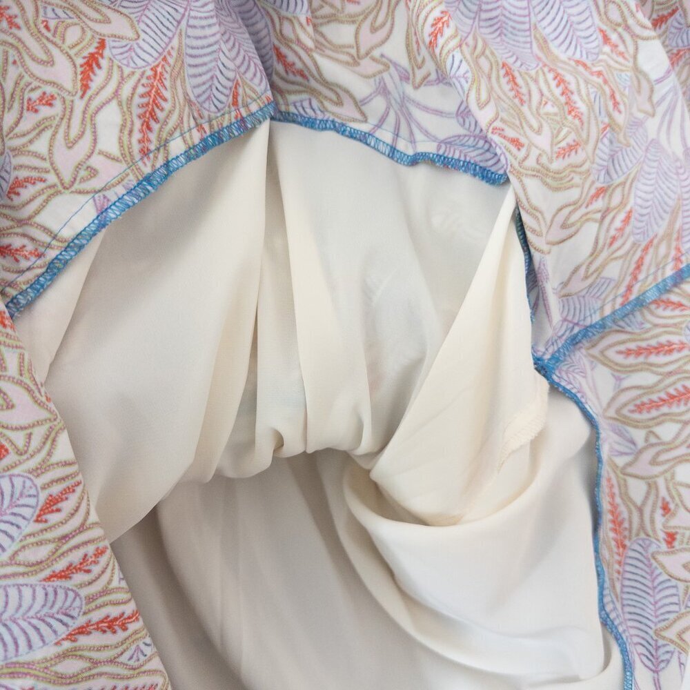 Marie Oliver Fiona Tiered Dress Pacific Palm, Size M 100% Cotton - Picture 6 of 10